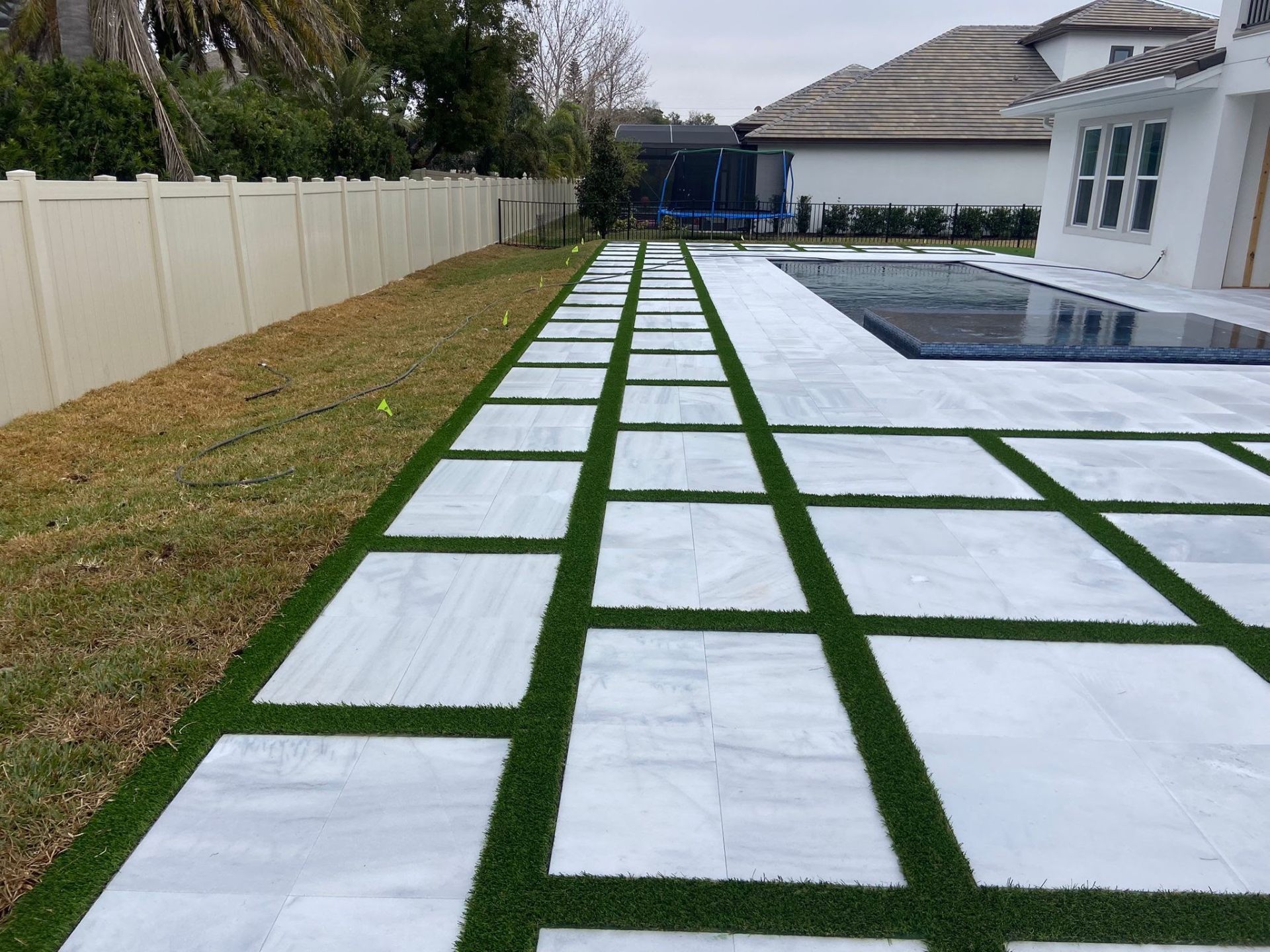 Before: original Florida backyard